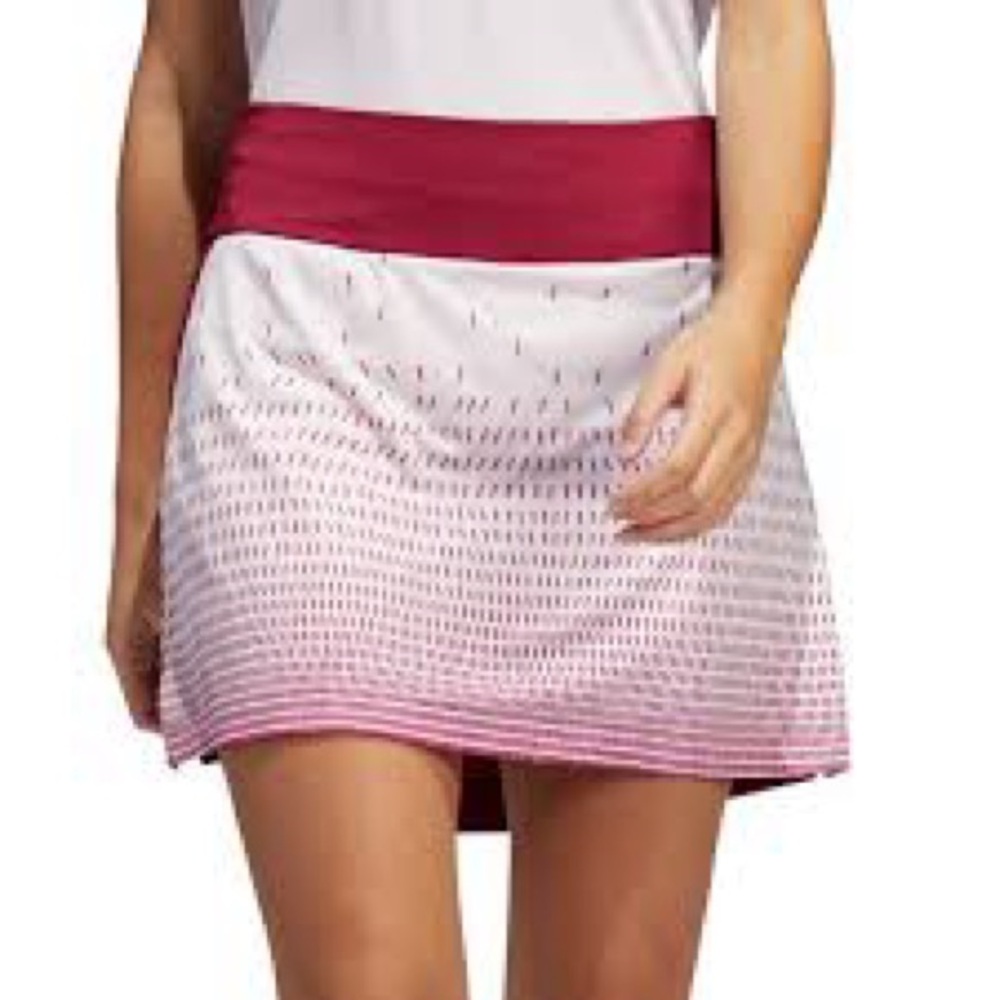 Adidas Womens Gradient 16 Inch Golf Skort: size large